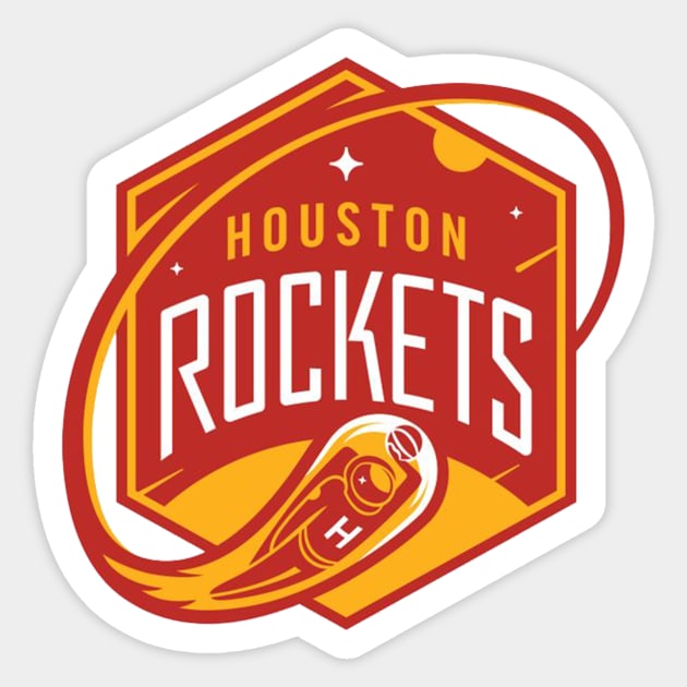 Retro Rockets Da Slam Sticker by BorisMcgunnard Design